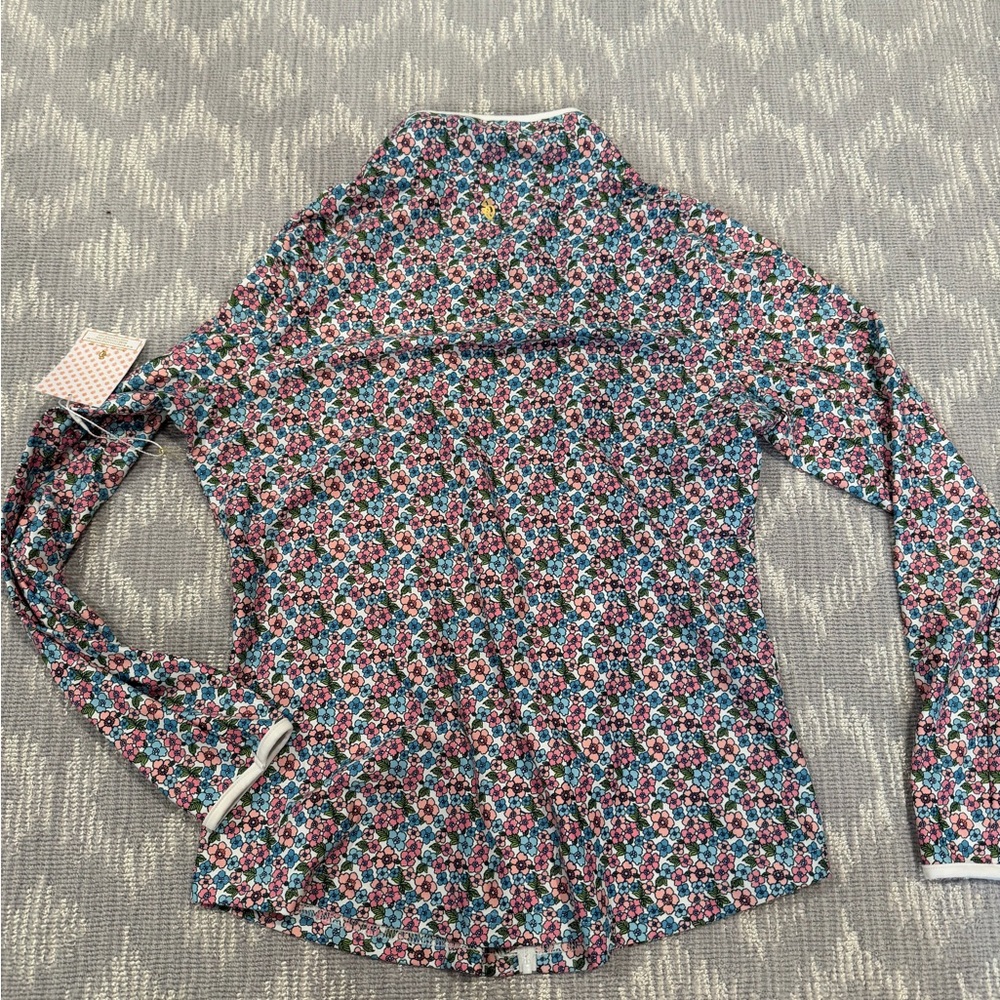 Smith & Quinn Floral Zip-Up Activewear Layer - Picture 6 of 7